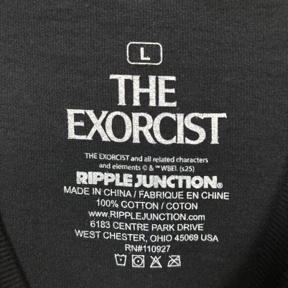 The Exorcist Double Sided Horror Tshirt size Large - Picture 5 of 5